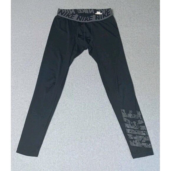 Nike Other - Nike Pro Dri-FIT Men's Compression Leggings Black Training Running Jogging Small